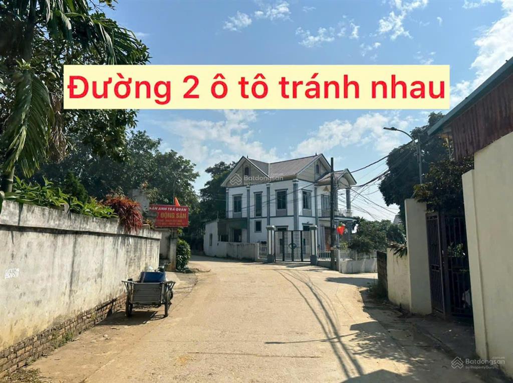 Chính chủ bán đất tại đông yên, quốc oai, hà nội, lô đẹp 110m2, đường 2 ô tô tránh22,5 triệu/m2