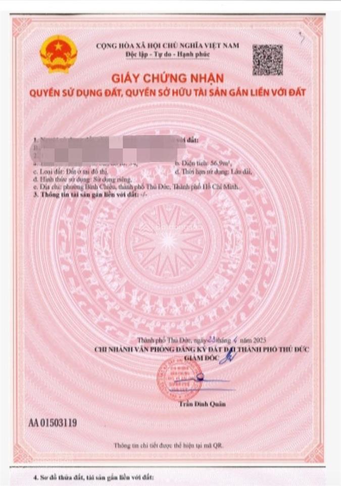 Cần bán đất giá rẻ từ 2,53,5 tỷ hẻm ngô chí quốc