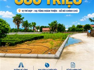 Bán nhanh lô đất 147m cạnh khoáng nóng thanh thủy  phú thọ . sổ đỏ trao tay ngay