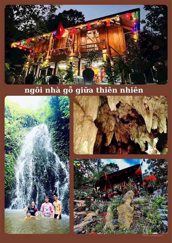 Khu nghỉ dưỡng bên suối cao dương lương sơn hoà bình