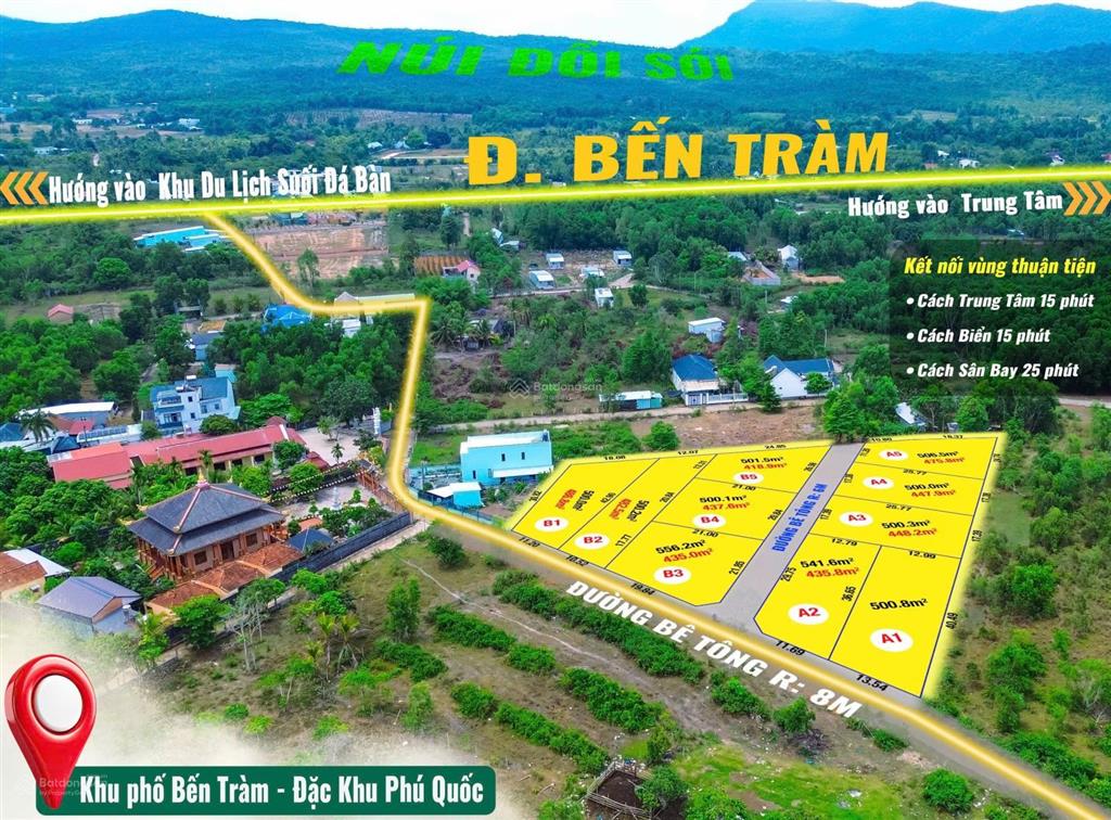 Chính chủ bán đất 512m2 tại khu dân cư bến tràm 1,5 tỷ. mặt tiền 20m, ngõ rộng 8m