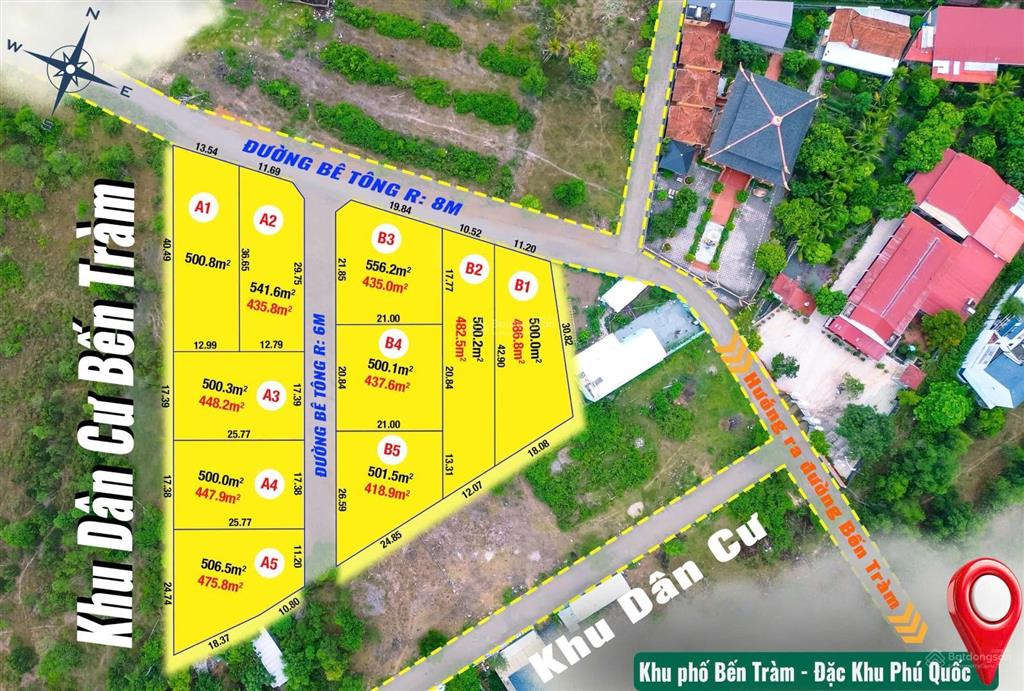Bán đất đẹp, nhiều tiện ích tại bến tràm, cửa dương, 1,55 tỷ, 500m2