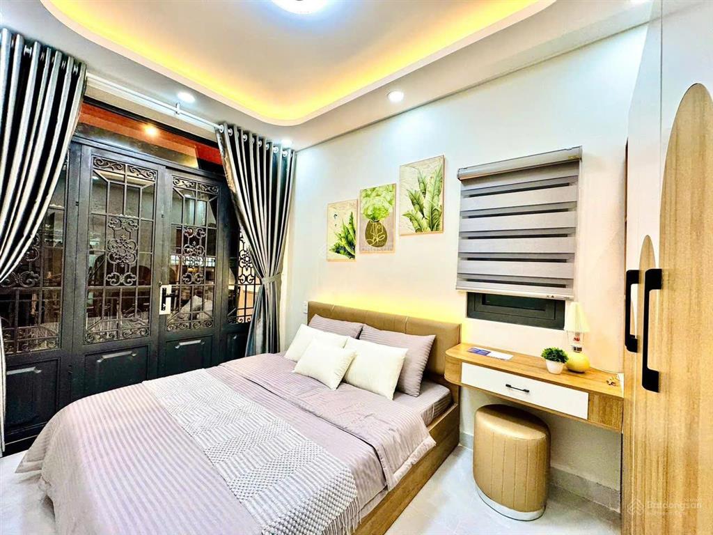 Bán nhà hẻm 5m kinh dương vương, 5 x 12, 4 tầng, 4pn có phòng trệt, vài bước ra phố ẩm thực phú lâm