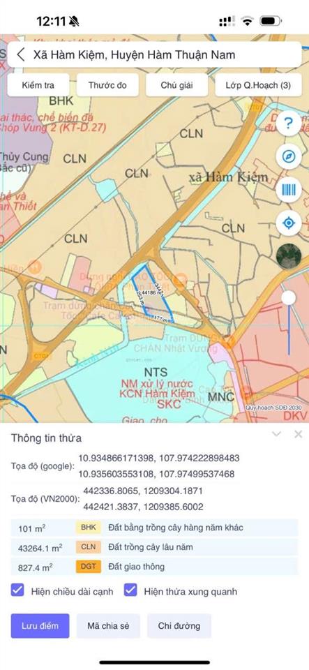 Bán trang trại, khu nghỉ dưỡng tại đường hàm kiệm  tiến thành, 75 tỷ, 44209,1 m2,