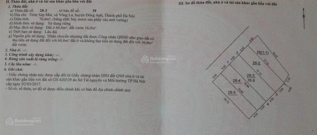 Lô đất đẹp giá đầu tư chính chủ cần bán nhanh lô đất tiềm năng tại xã thiên lộc, tp hà nội