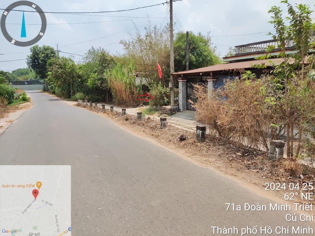 Chủ ngợp bán lô mặt tiền trần minh triết 327m2 giá 900tr thái mỹ củ chi sổ hồng riêng lộ giới 12m