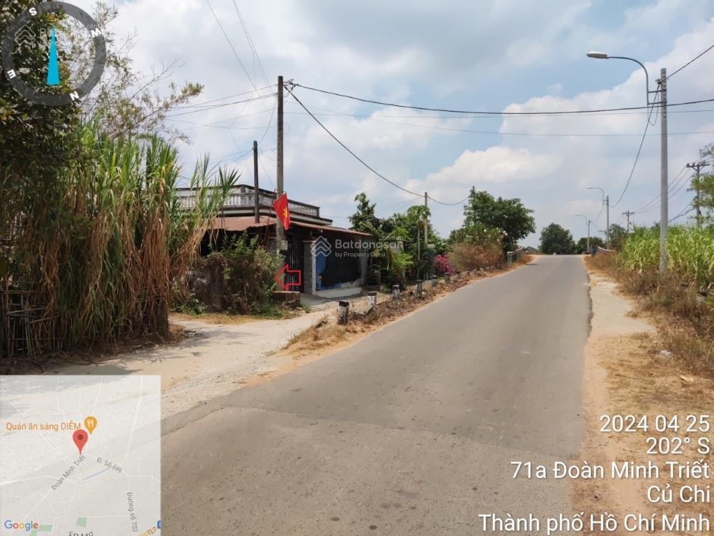 Chủ ngợp bán lô mặt tiền trần minh triết 327m2 giá 900tr thái mỹ củ chi sổ hồng riêng lộ giới 12m