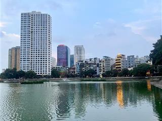 Bán nhà phạm huy thông, mặt hồ ngọc khánh  ba đình, lô góc, 6 tầng có thang máy giá 73 tỷ