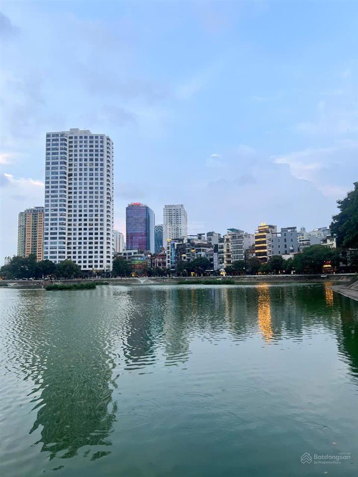 Bán nhà mặt phố phạm huy thông  view hồ ngọc khánh  ba đình, 100m2, 6 tầng vỉa hè, kinh doanh tốt