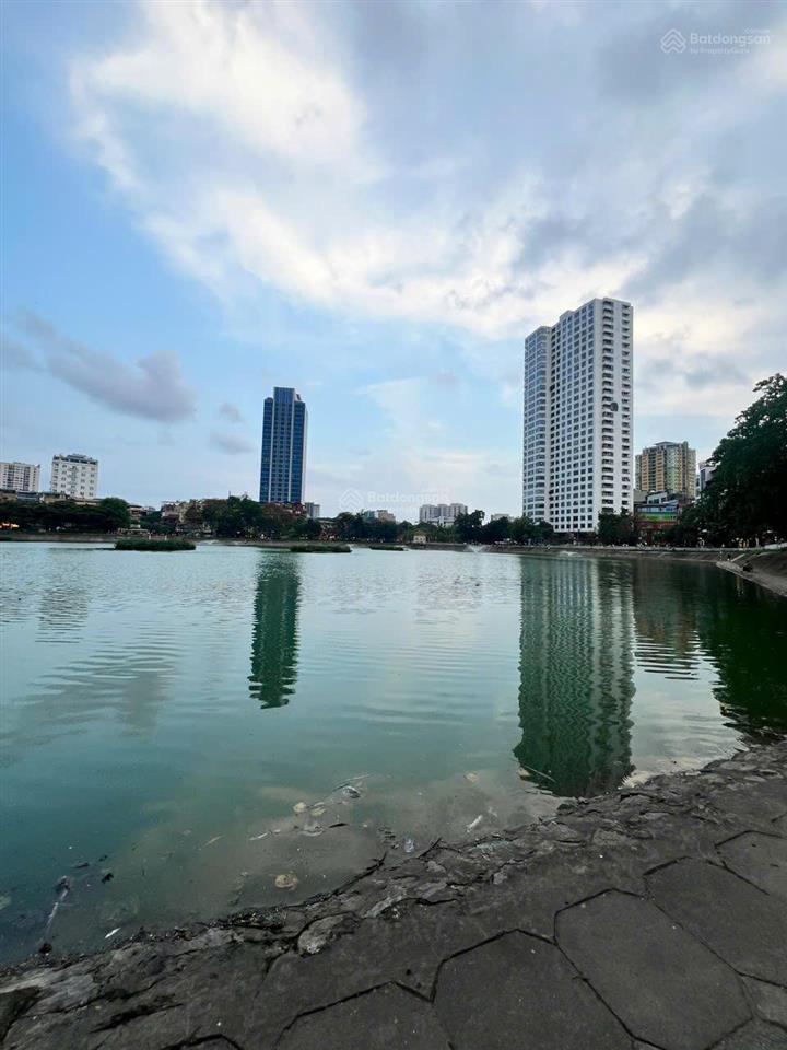 Bán nhà mặt phố phạm huy thông  view hồ ngọc khánh  ba đình, 100m2, 6 tầng vỉa hè, kinh doanh tốt