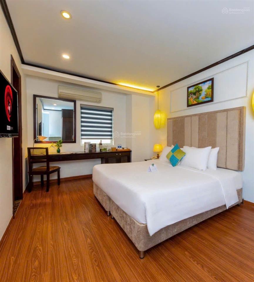 Bán tòa khách sạn 11 tầng phố nguyễn trường tộ  ba đình, 45 phòng kinh doanh, doanh thu 450tr/th