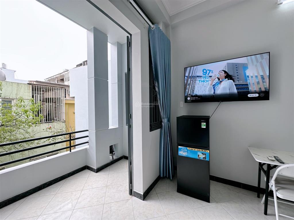 Khai trương căn hộ studio 45m2  ban công cây xanh  giặt riêng  ngay lim tower  hồ con rùa
