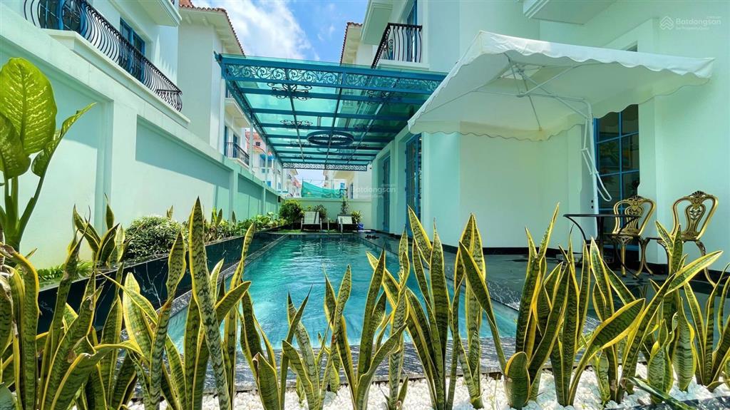 Cho thuê villa sunferia trung tâm du lịch bãi cháy, full nội thất đẹp, bàn bia, karaoke, bể bơi