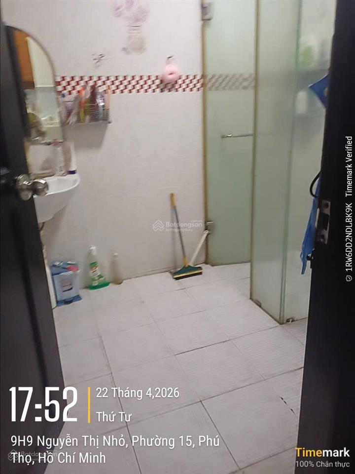 Chủ đi nước ngoài cần bán cc phú thọ q11 giá 3,6 tỷ, 2pn 60,32 m2 sẵn sổ
