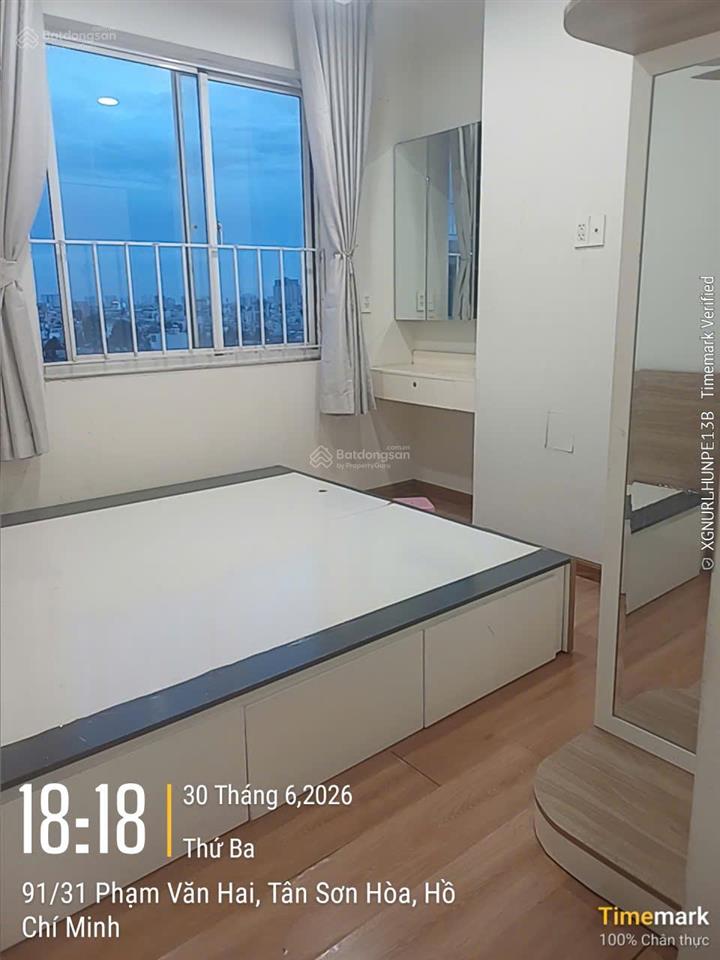 Cho thuê cc central plaza, 91 phạm văn hai, 12 triệu vnd, 65m2, 2pn, 2wc