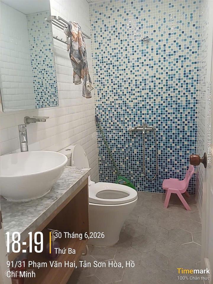 Cho thuê cc central plaza, 91 phạm văn hai, 12 triệu vnd, 65m2, 2pn, 2wc
