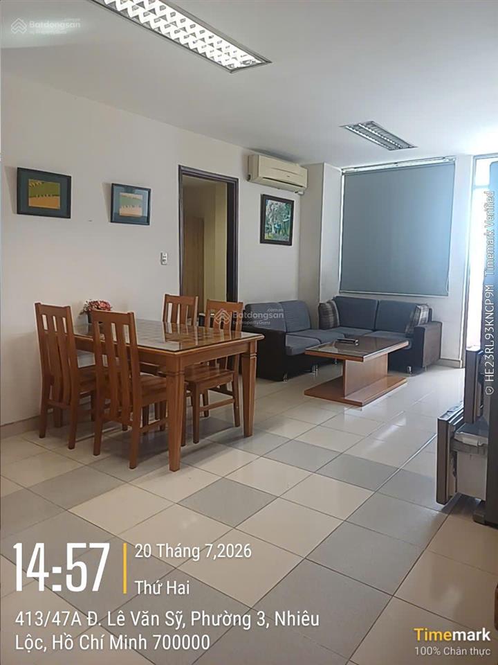 Cho thuê screc tower, 15 triệu, 95m2, 3pn, 2wc ban công hướng đông mát