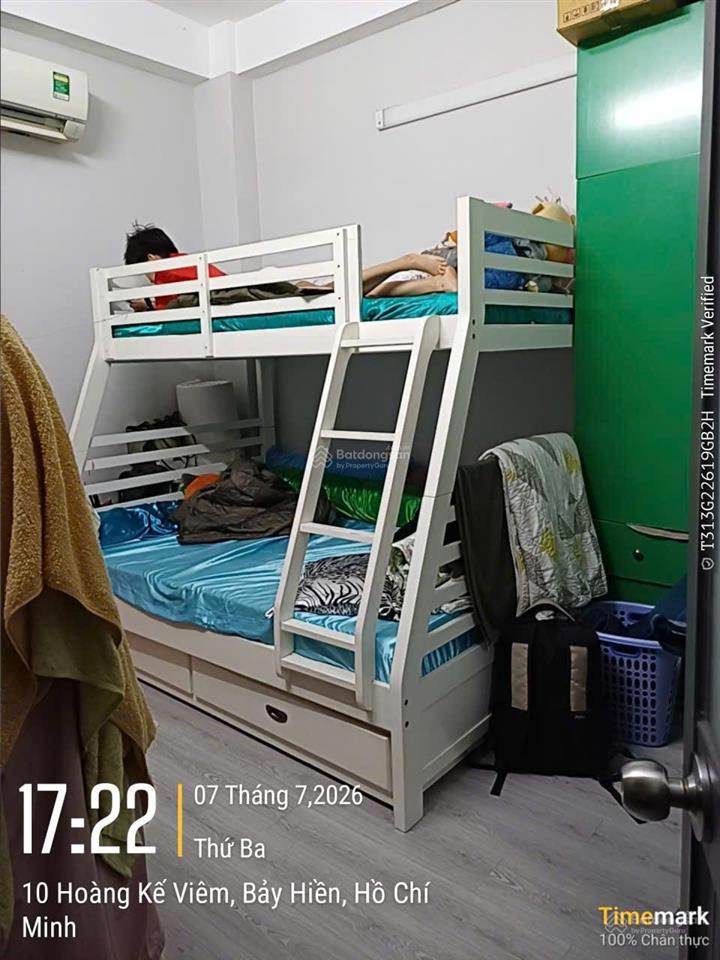 Bán cc hoàng hoa thám lầu 2, 1pn, 50m2, 2,7 tỷ đường hoàng kế viêm, p12, q.tân bình.