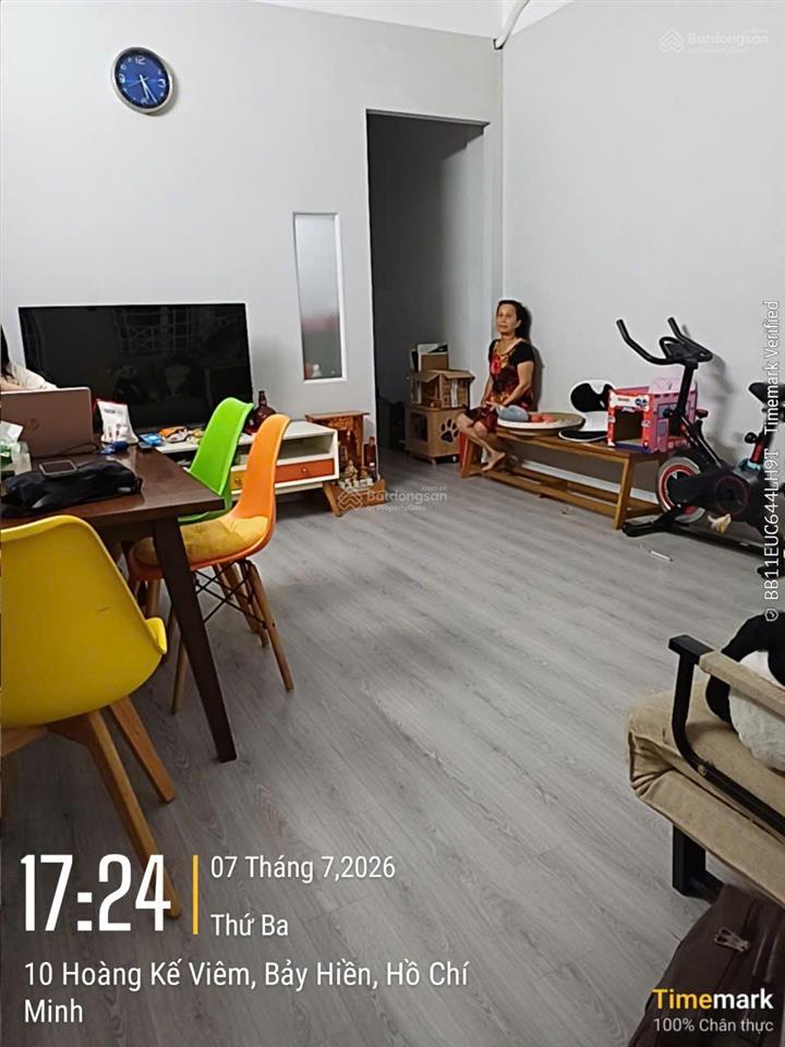 Bán cc hoàng hoa thám lầu 2, 1pn, 50m2, 2,7 tỷ đường hoàng kế viêm, p12, q.tân bình.