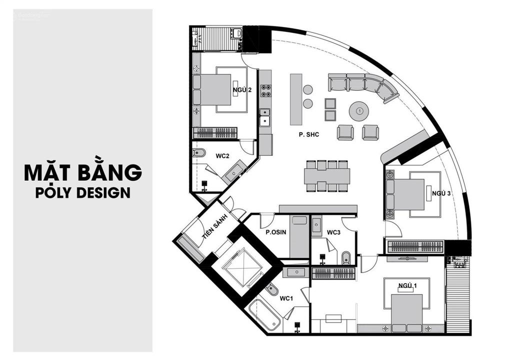 Bán căn hộ 3pn, 3wc, 178m2 tại bluegem tower, 12,5 tỷ, hà nội