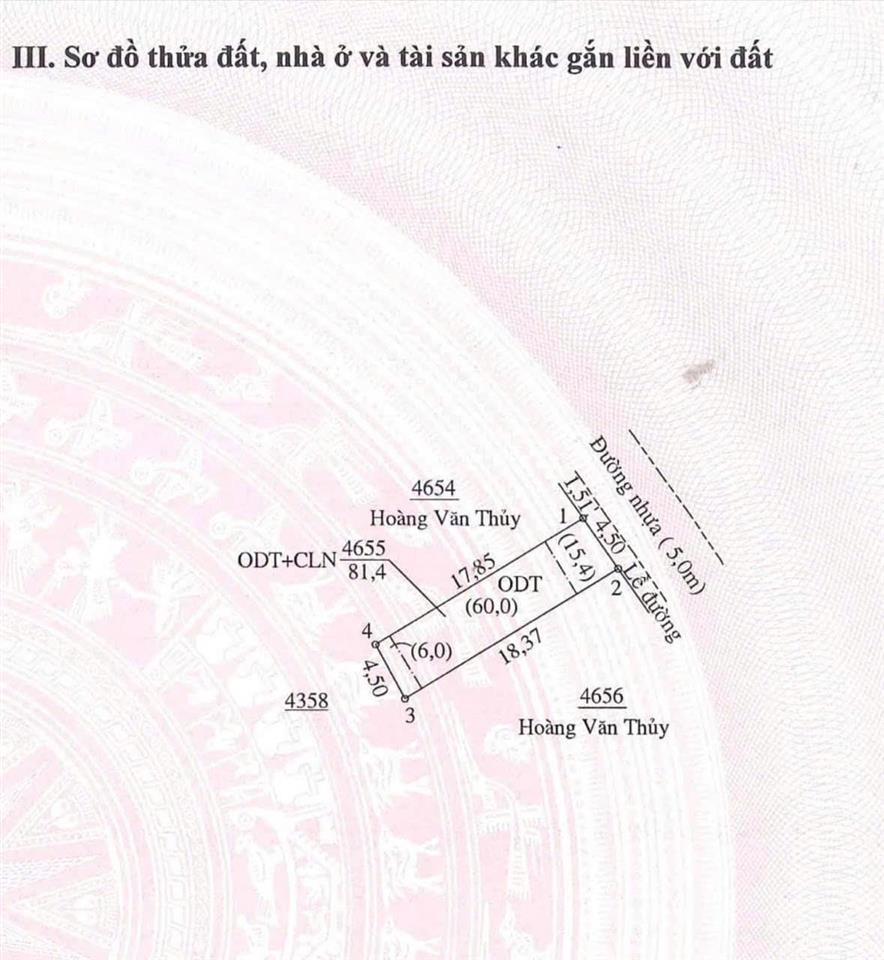 Bán đất phân lô tại phố lê văn tách, phường tương bình hiệp, thủ dầu một, bình dương cũ