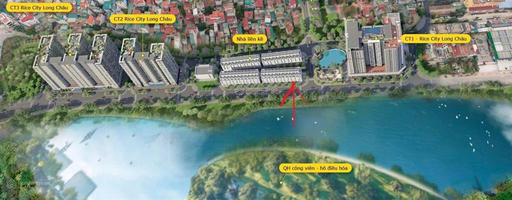 Liền kề mặt phố gia thượng, view hồ, công viên, đường rộng 30m, vỉa hè 2 bên, đoạn đẹp nhất phố.