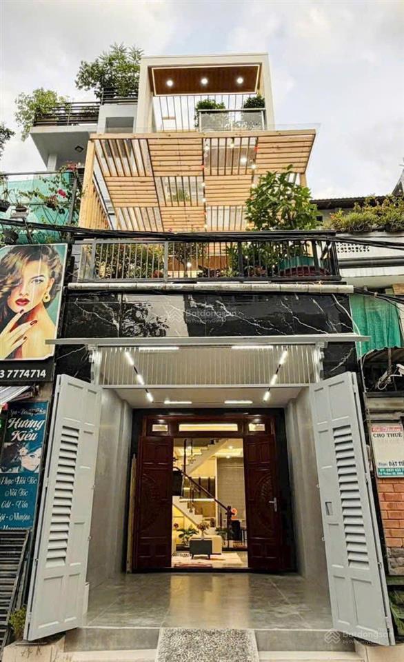 Bán nhà hẻm nhựa 8m ngay chợ cây gõ, 80m2, 4 tầng btct, 5 pn có sân thượng, vừa ở vừa kinh doanh