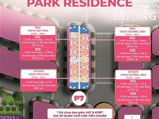 P7 sun urban city toà view công viên đẹp nhất tháng 6 chuẩn bị ra hàng