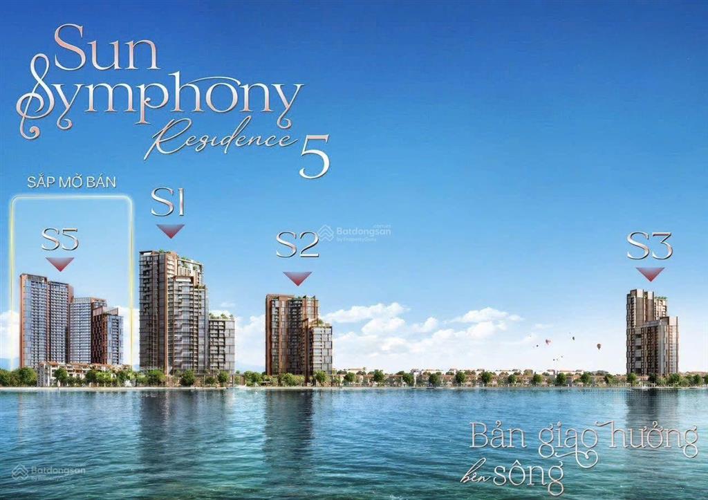 Symphony 5  view sông và pháo hoa, giá từ 2 tỷ, cơ hội hiếm sở hữu ngay