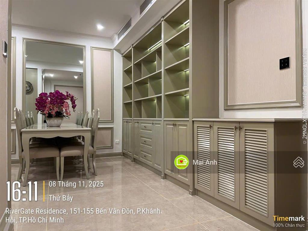 Bán nhanh căn góc rivergate 3pn 110m²  nội thất xịn  giá 11 tỷ. view sông đẹp