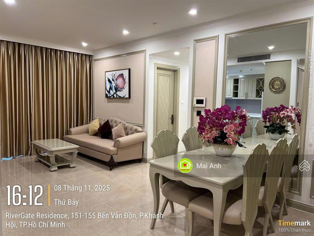 Bán nhanh căn góc rivergate 3pn 110m²  nội thất xịn  giá 11 tỷ. view sông đẹp