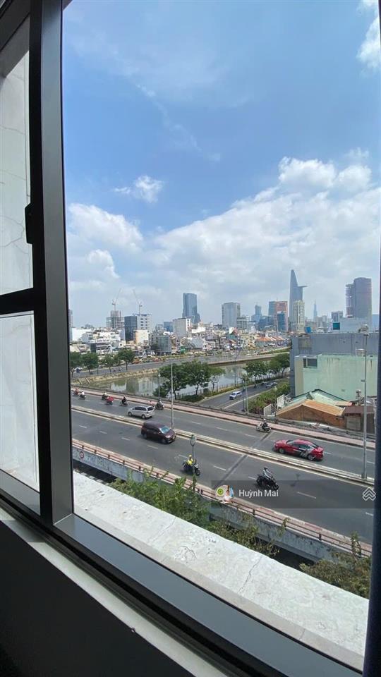 Cho thuê ch officetel rivergate nội thất văn phòng, rèm bếp máy lạnh, diện tích 27m2, giá 14triệu