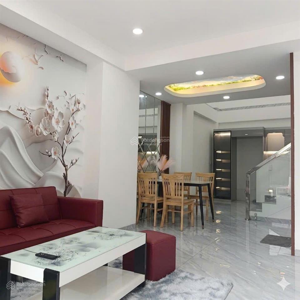 Nhà mới  đẹp 5 tầng x 43m2  nội thất sang  hẻm 2 xe hơi ra nguyễn thái sơn