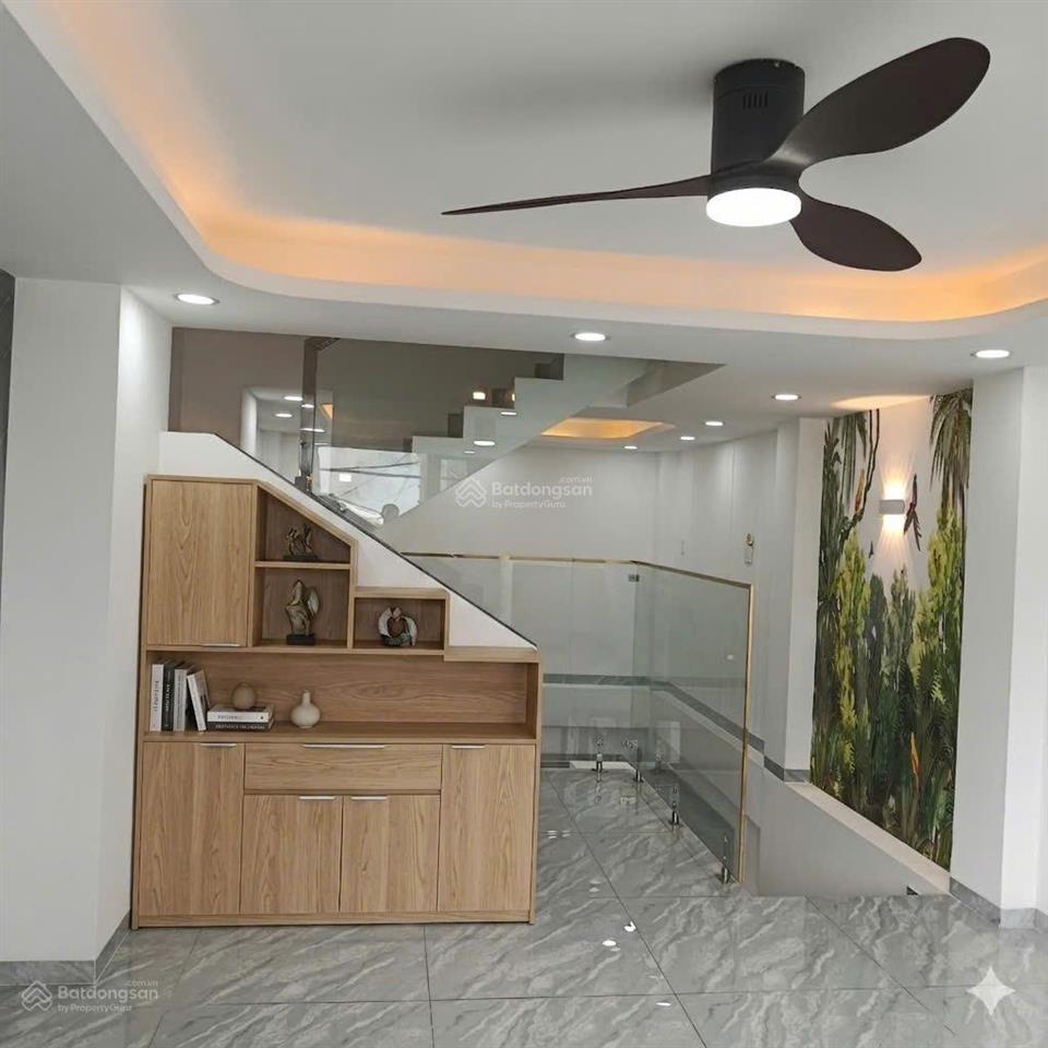 Nhà mới  đẹp 5 tầng x 43m2  nội thất sang  hẻm 2 xe hơi ra nguyễn thái sơn