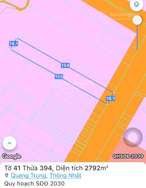 Chính chủ hạ giá bán đất mặt tiền 18,1 mét ql 20, dt 2,970m², tp. đồng nai. (giá cũ 16tỷ)
