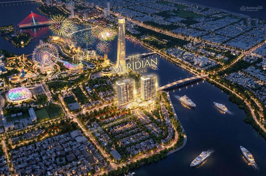 Bán căn 2pn the meridian 73,89m² view downtown đà nẵng, bàn giao cao cấp