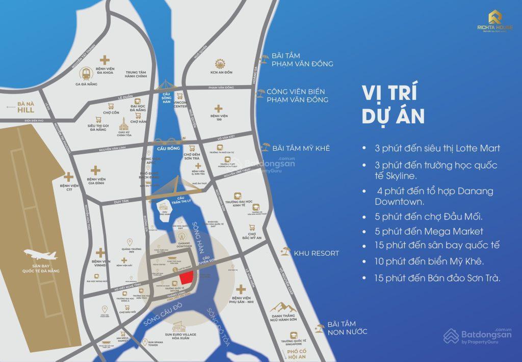 Bán căn 2pn the meridian 73,89m² view downtown đà nẵng, bàn giao cao cấp