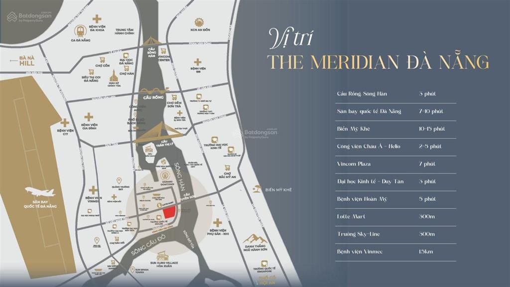 Bán căn 2pn the meridian 72,97m² view downtown, bàn giao cao cấp