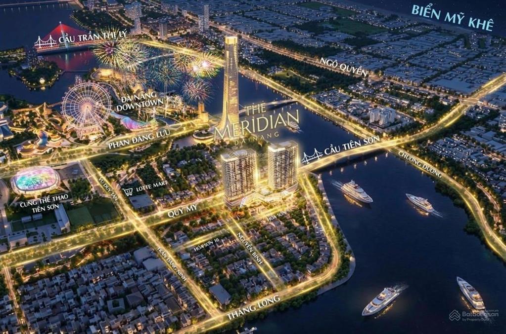 Bán căn 2pn the meridian 72,97m² view downtown, bàn giao cao cấp