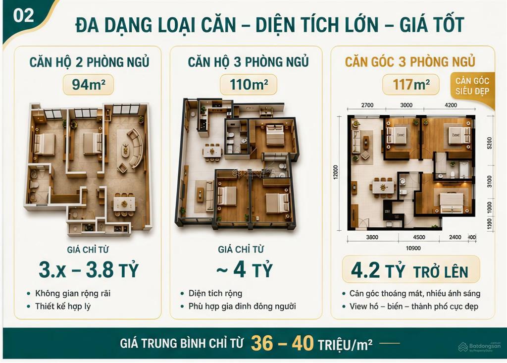 Bán căn hộ hoàng anh gia lai đà nẵng 2pn, 3pn, căn góc giá từ 3.x tỷ sổ hồng lâu dài