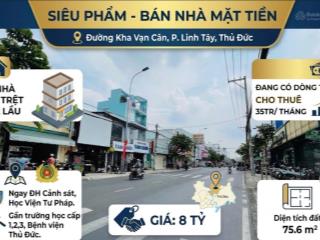 Siêu phẩm  mặt tiền kinh doanh  dòng tiền 35tr/tháng  ngay kha vạn cân