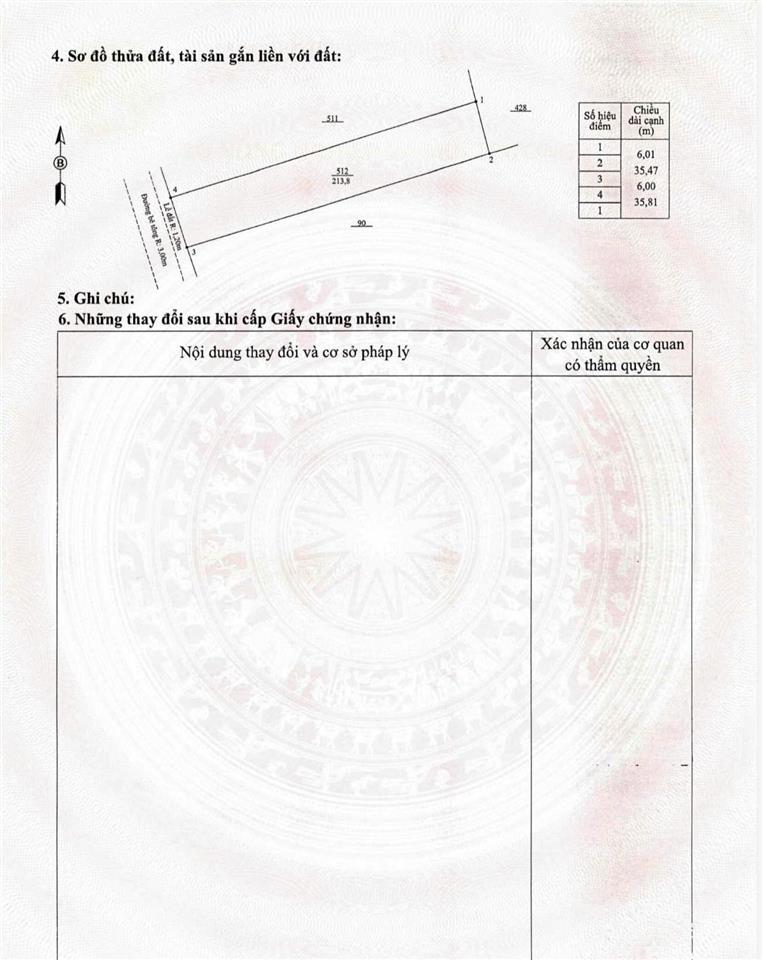Lô đất biển diện tích lớn giá siêu tốt  213m2  1 tỷ 190