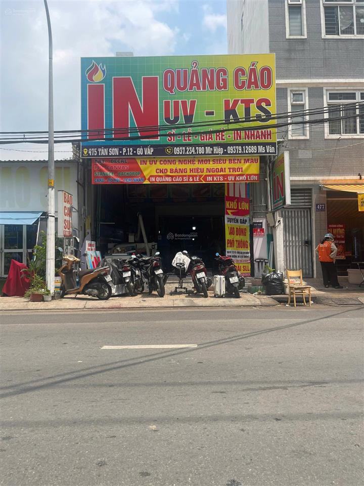 Mặt tiền kinh doanh tân sơn gò vấp  122 m²  xe tải đậu cửa  giảm sốc từ 18,5 tỷ xuống 16.8 tỷ