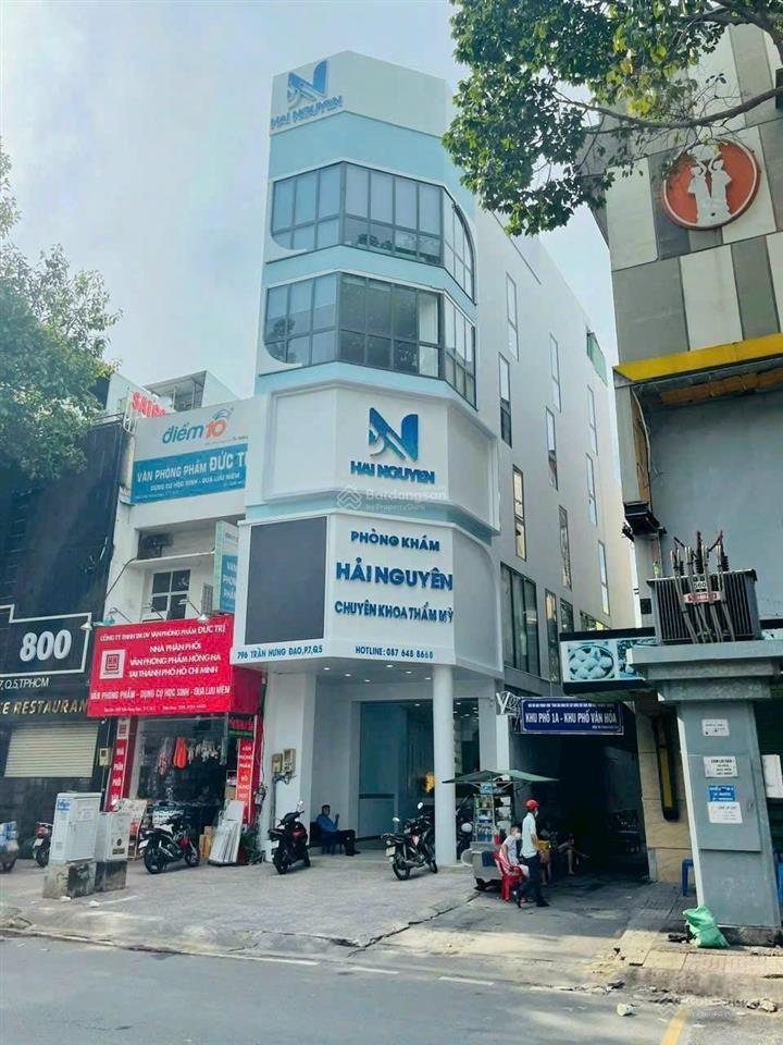 Bán nhà mặt tiền trần hưng đạo quận 5  141m2 nở hậu  hầm 6 lầu  đang thuê 150tr/th  giá 68.5 tỷ