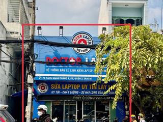Bán nhà mt cmt8 q3  5,55x25m, nở hậu 6,5m  có hđ thuê 3200$/tháng  36,5 tỷ