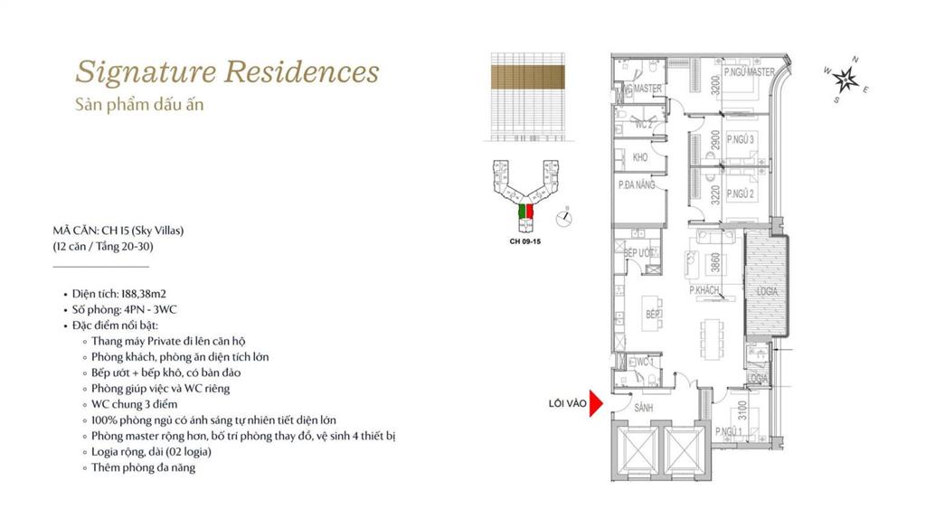 Mở bán dòng signature loại căn duplex view sông hồng the magnolia
