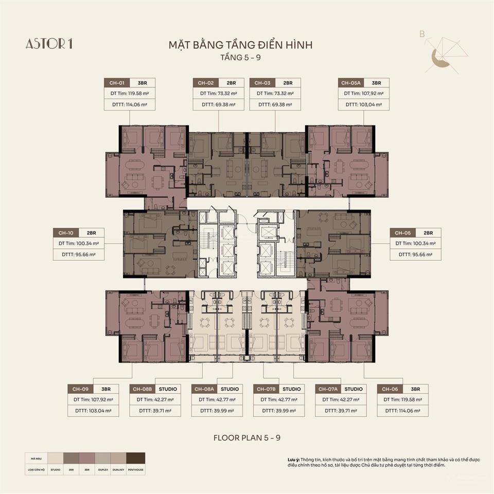 Nhận đặt chỗ quỹ căn đẹp dự án astor 1 ia 25 ciputra với đại lí quỹ căn lớn giá từ 95tr/m2