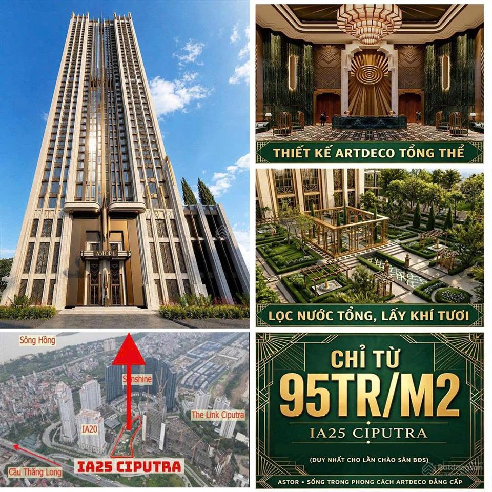 Nhận đặt chỗ quỹ căn đẹp dự án astor 1 ia 25 ciputra với đại lí quỹ căn lớn giá từ 95tr/m2