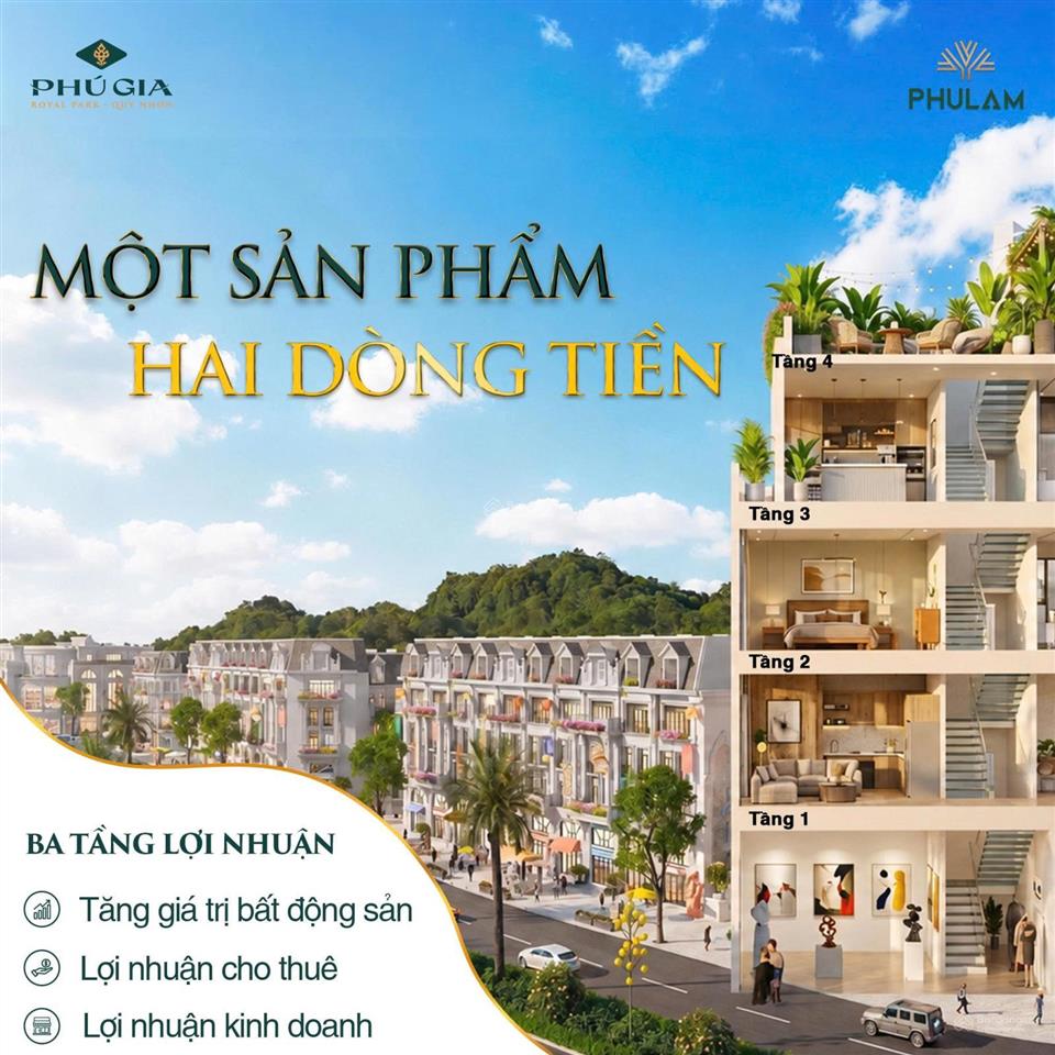 Chỉ từ 1,2 tỷ ban đầu, bạn đã sở hữu nhà phố 4 tầng 1 tum tại trung tâm quy nhơn.