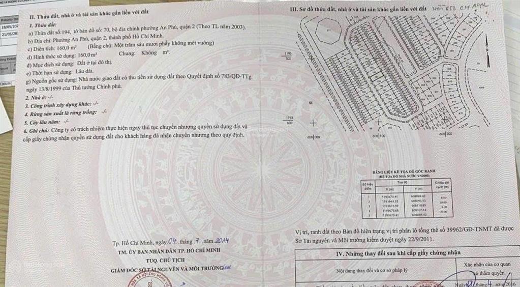 Giá tốt nhất khu an phú  an khánh  mt đường 34  ngang 8m hiếm
